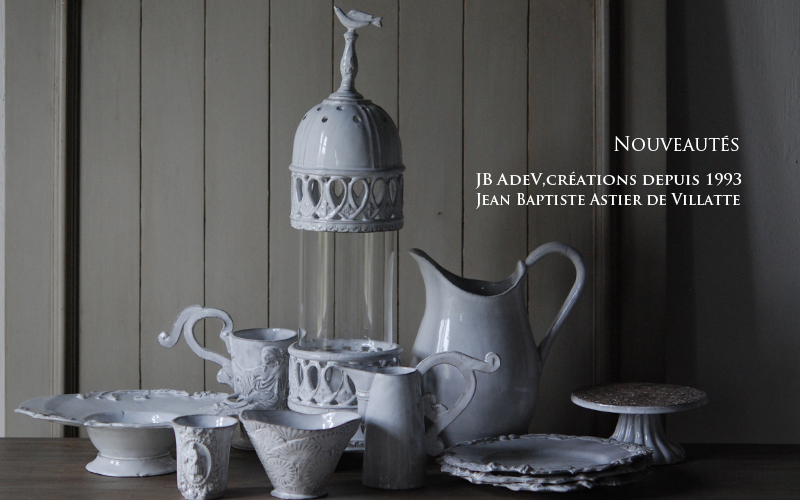 フランジュールのインポートアイテム、Jean Baptiste Astier de Villatte 陶器